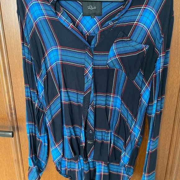 đź’™RAILS soft plaid button down shirt đź’™size L - Picture 3 of 6